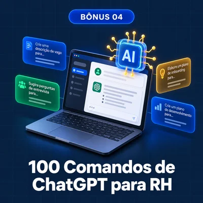 Capa: 100 Comandos de ChatGPT para RH