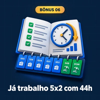 Capa: Já trabalho 5x2 com 44h